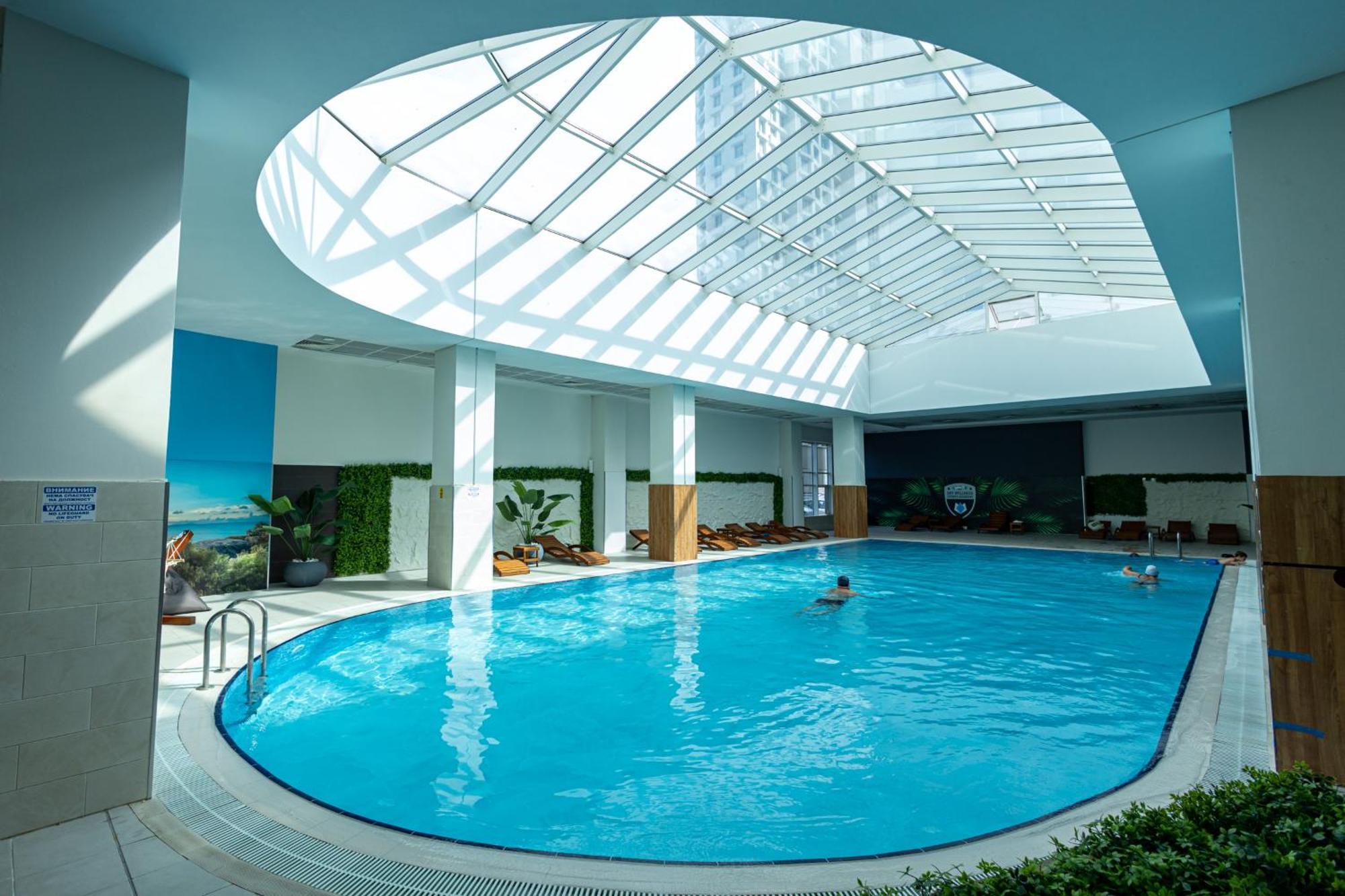 19Th & 18Th Floor Secure Apartments With Pool & Fitness & Parking Included In Price Skopie Exterior foto